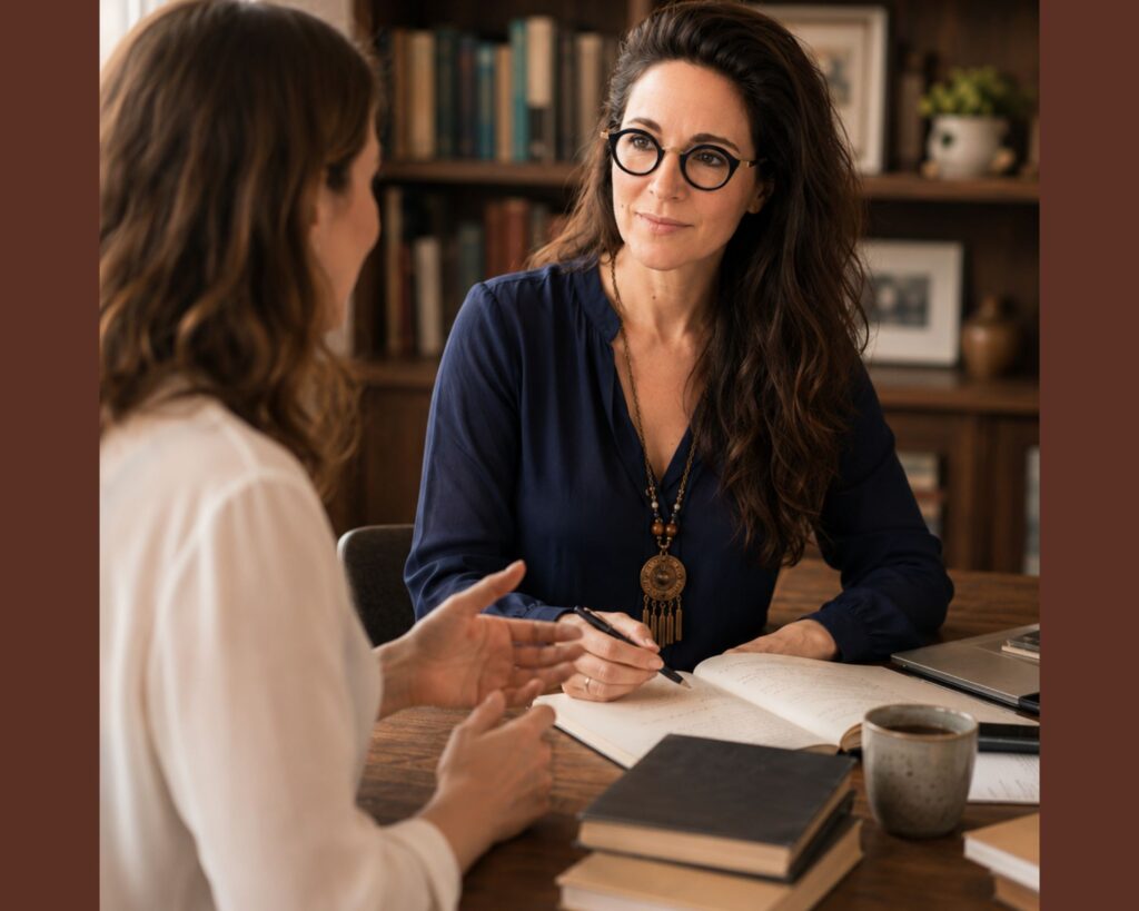 L'importance de clarifier son pourquoi, sa vision et son intention avant de se lancer dans l'écriture d'un livre séance de coaching littéraire en ligne - écrire son livre
avec un accompagnement expert - consultation gratuite
Mots Puissants Katia Sznicer